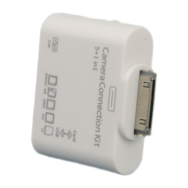 DAM Adattatore iPad 5 In 1 1/2/3 5x4 Cm. Colore bianco