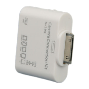 DAM Adattatore iPad 5 In 1 1/2/3 5x4 Cm. Colore bianco