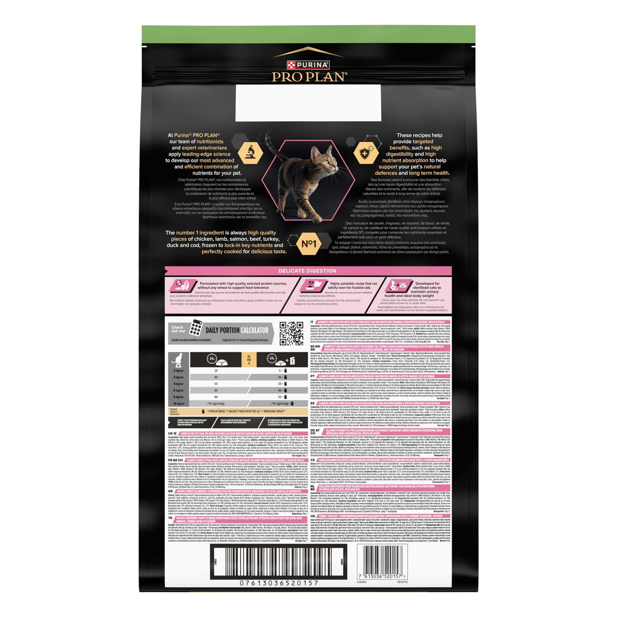 PRO PLAN Sterilised Adult Delicate Digestion Poulet 10kg