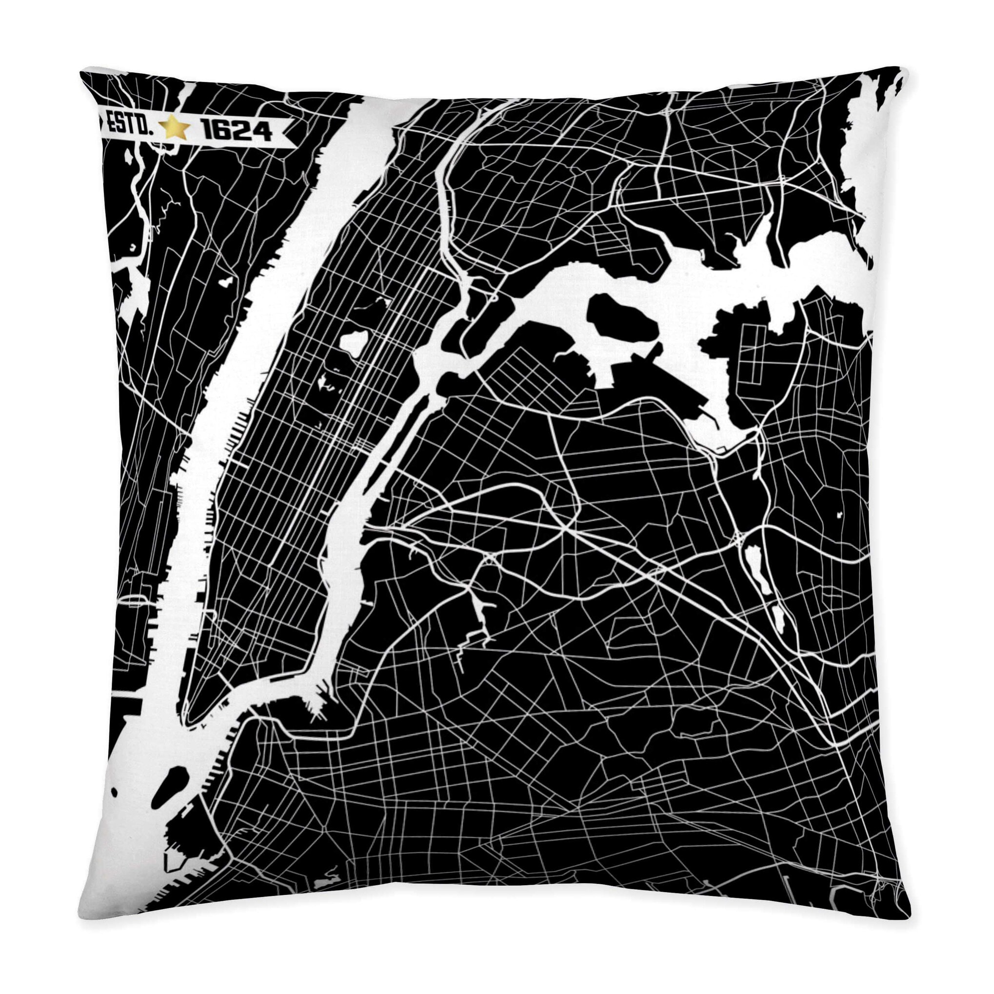 Funda de Cojín Estampado - Con Cremallera - Sin relleno - 100% Algodón - District