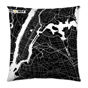 Funda de Cojín Estampado - Con Cremallera - Sin relleno - 100% Algodón - District