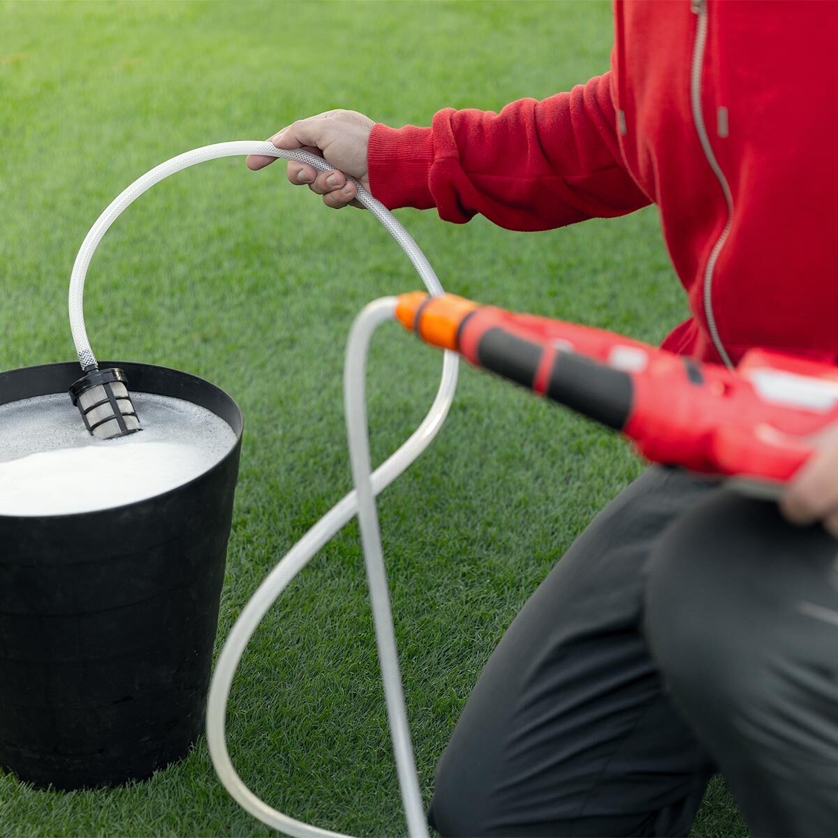 Hidrolimpiadora de batería GREENCUT JET200L 20V Presión de 25bars