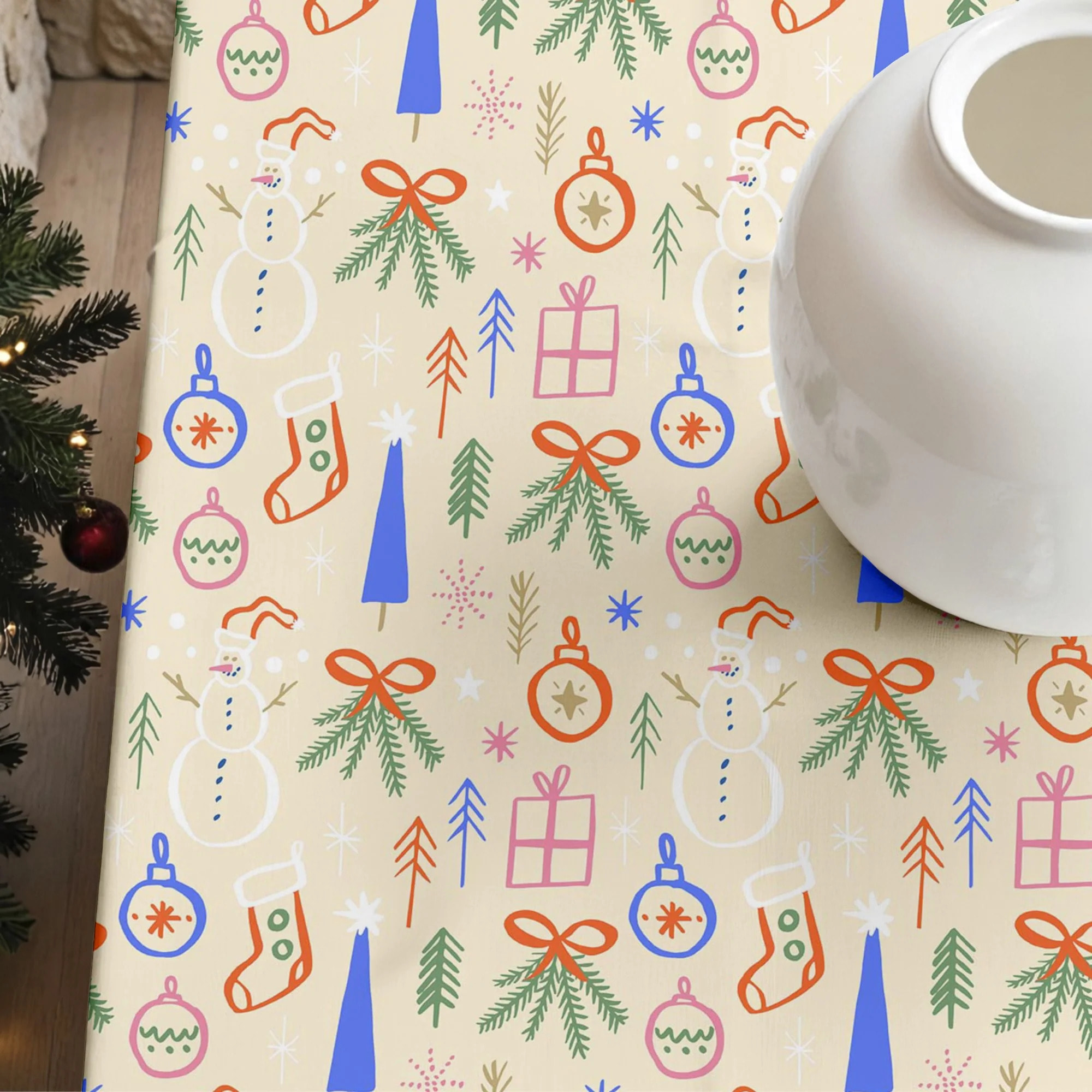 Nappe en résine Anti-tâches Merry Christmas 41