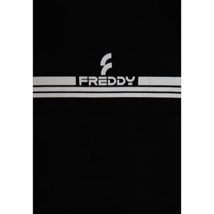 T-shirt con cuciture a blocchi e inserto a contrasto