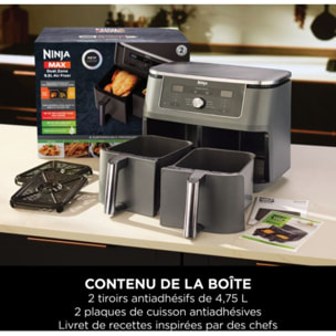 Friteuse sans huile NINJA Foodi Airfryer Dual Zone DZ400EU