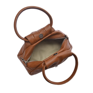 Borsa a mano Anna Luchini Cammello