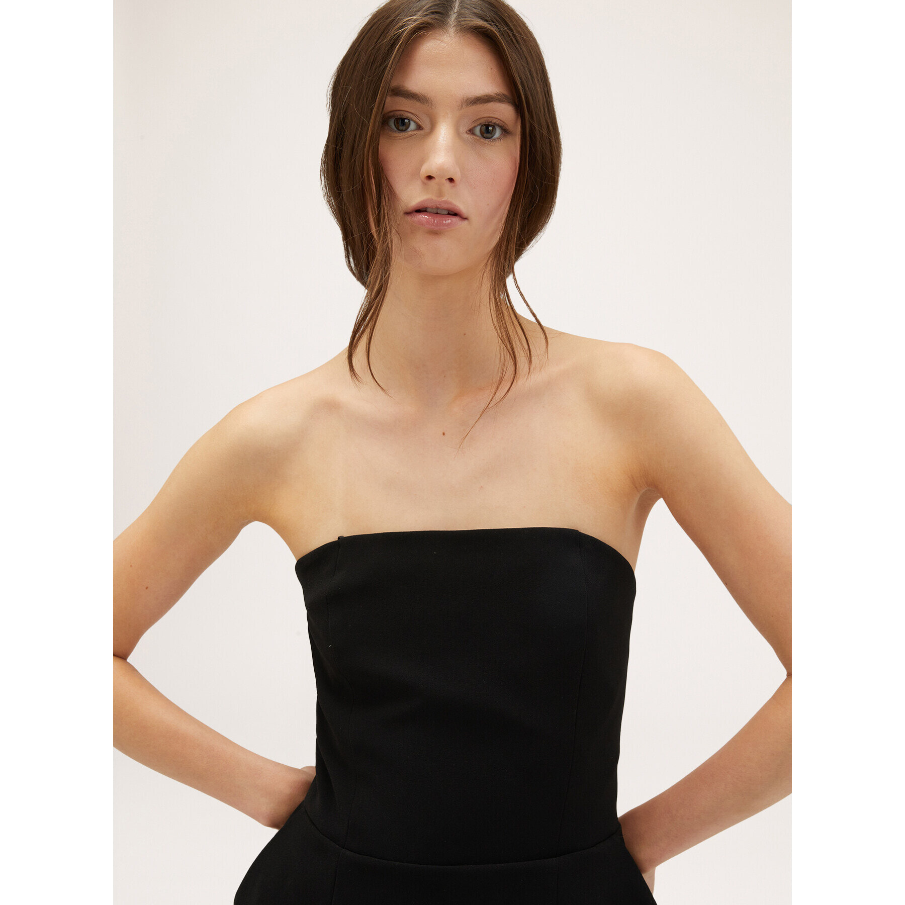 Motivi - Vestito corto bustier - Nero