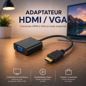 Adaptateur HDMI/VGA ESSENTIELB HDMI-VGA Vidéo
