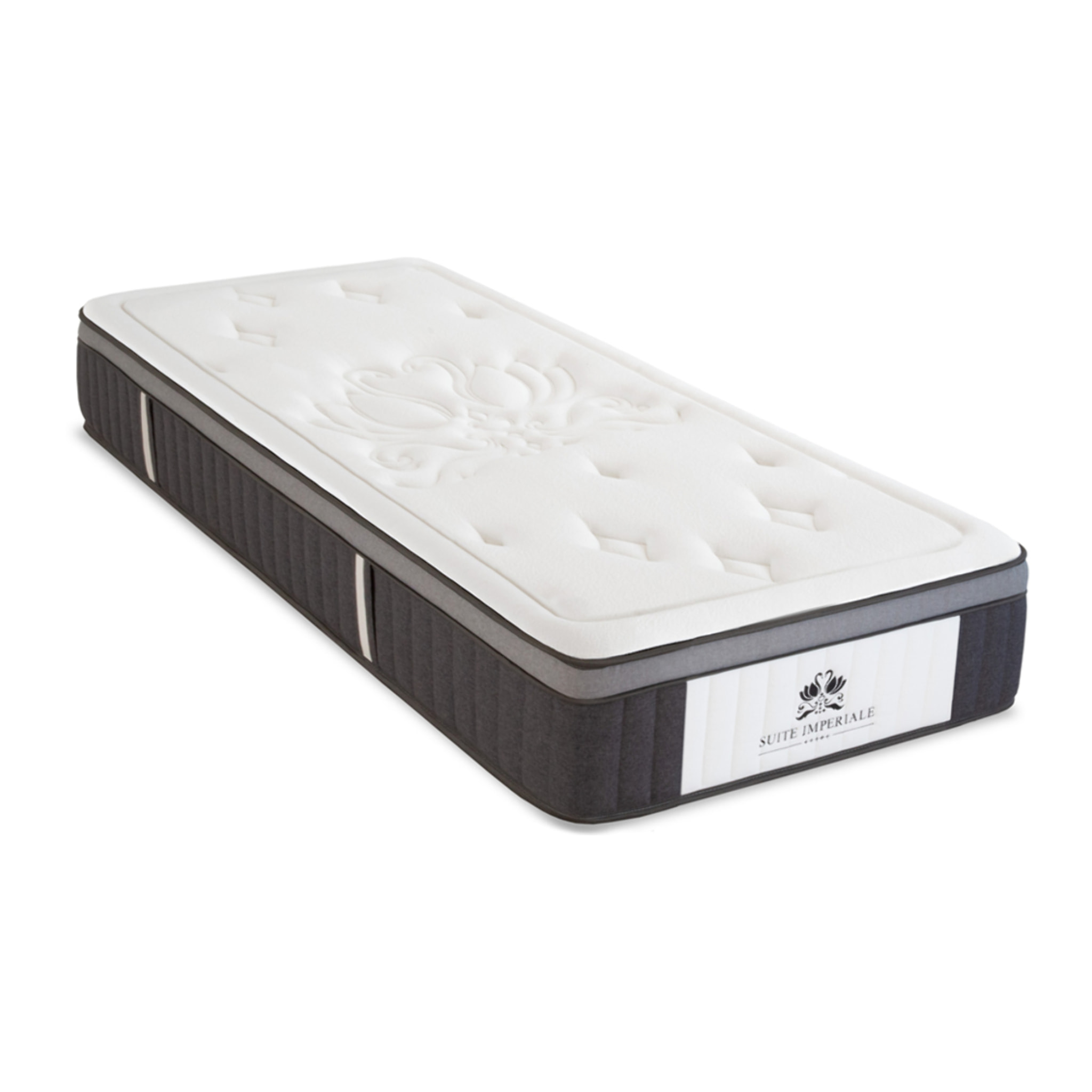 Matelas Hybride Suite Impériale, Soutien Ferme, 35 cm, Ressorts Ensachés & Mémoire de Forme