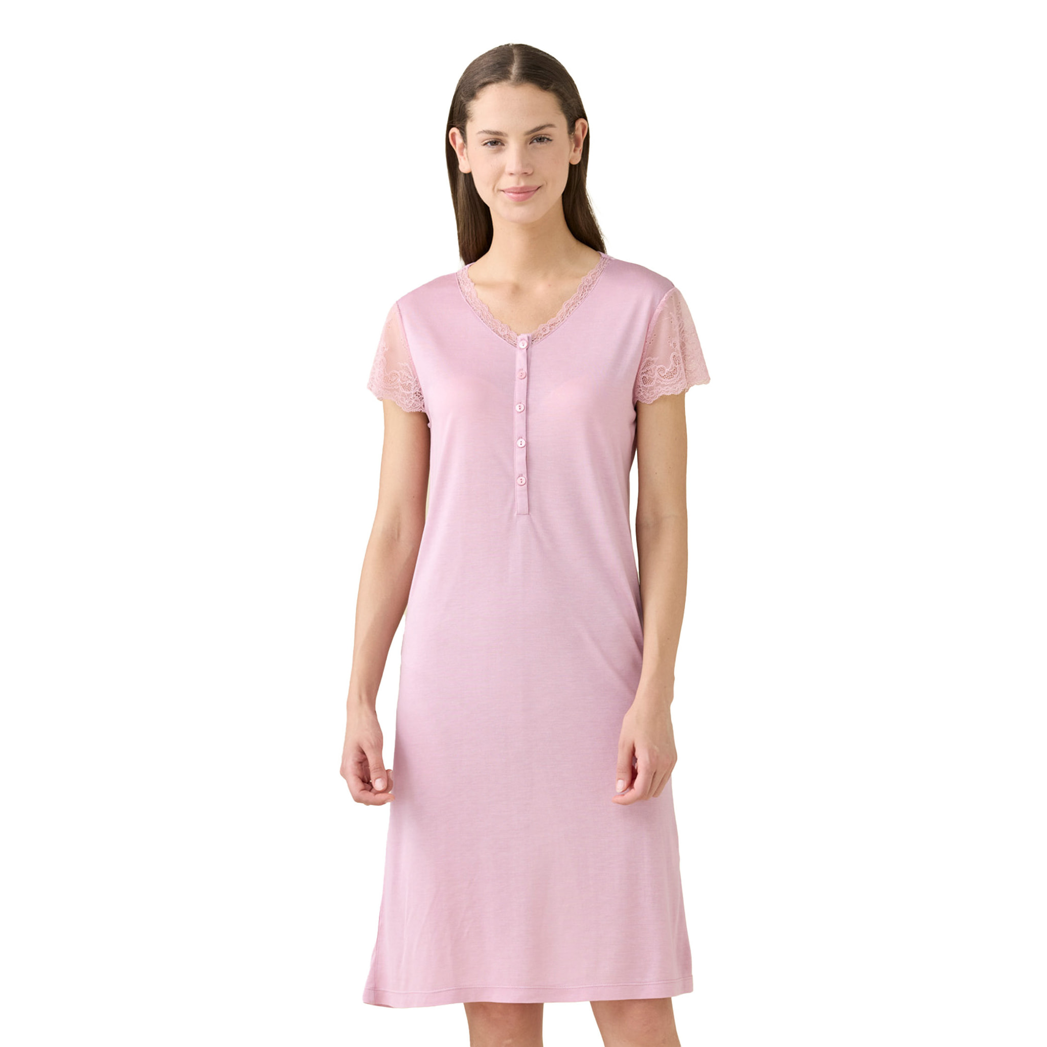 Camicia da notte donna estiva in modal articolo softness. Noidinotte