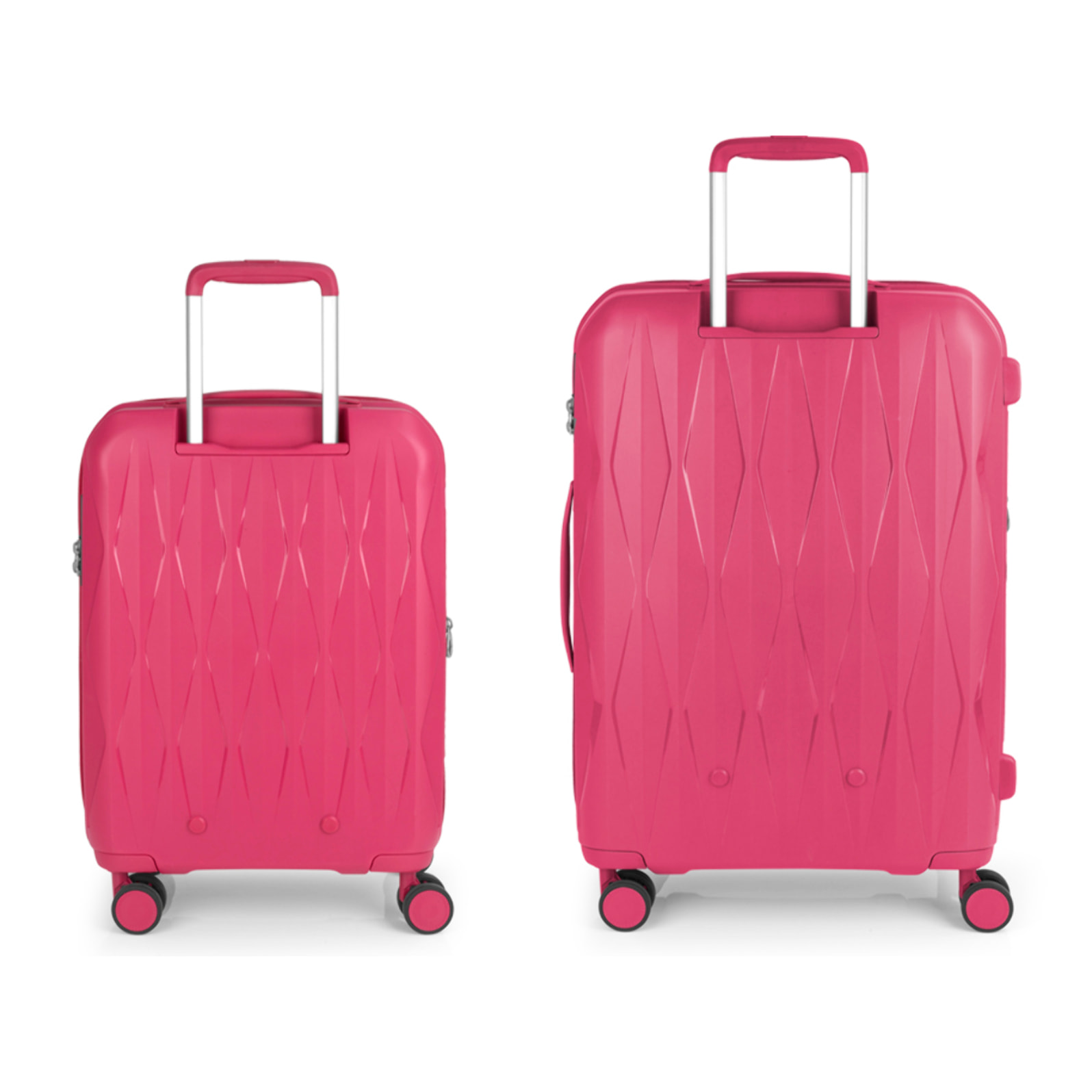 Juego de 2 maletas (cabina y mediana) rígidas, expandibles INFINITY