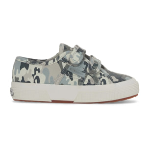 Le Superga Bambino/A Grigio 2750 KIDS STRAPS CAMO RIPSTOP