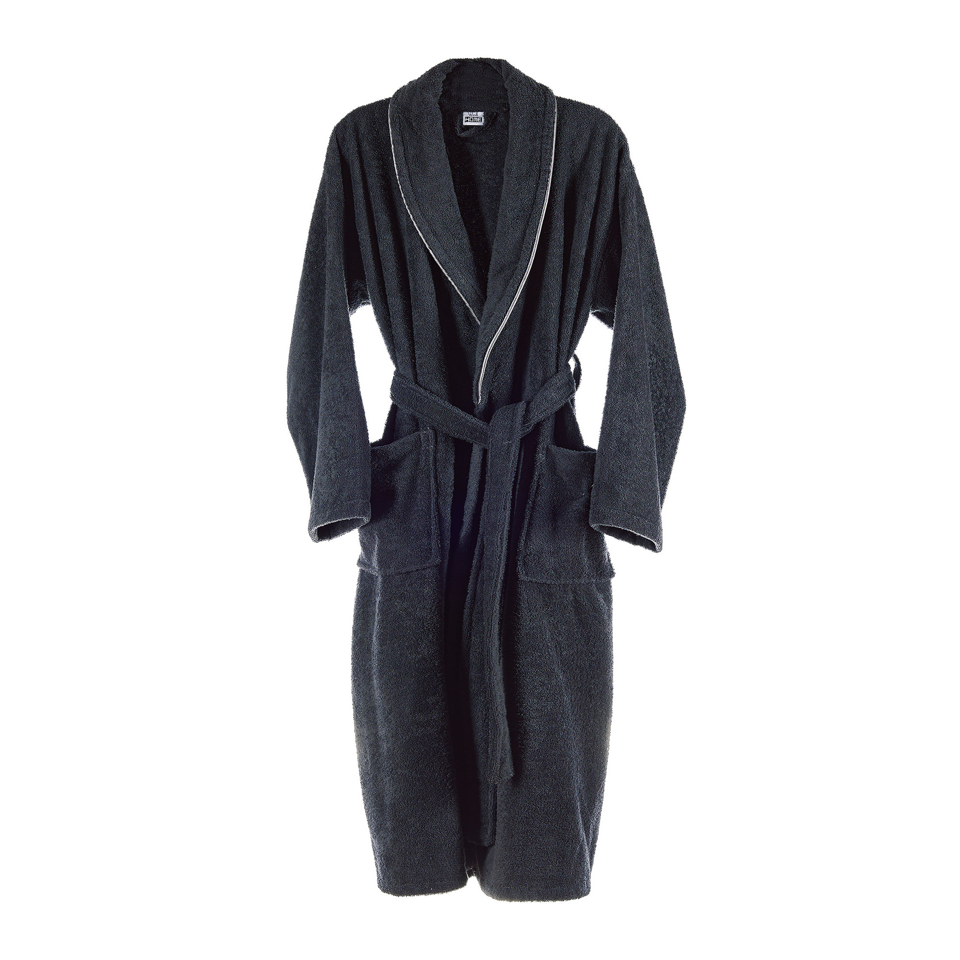 Albornoz s/m 360 gr/m2 100% algodón gris