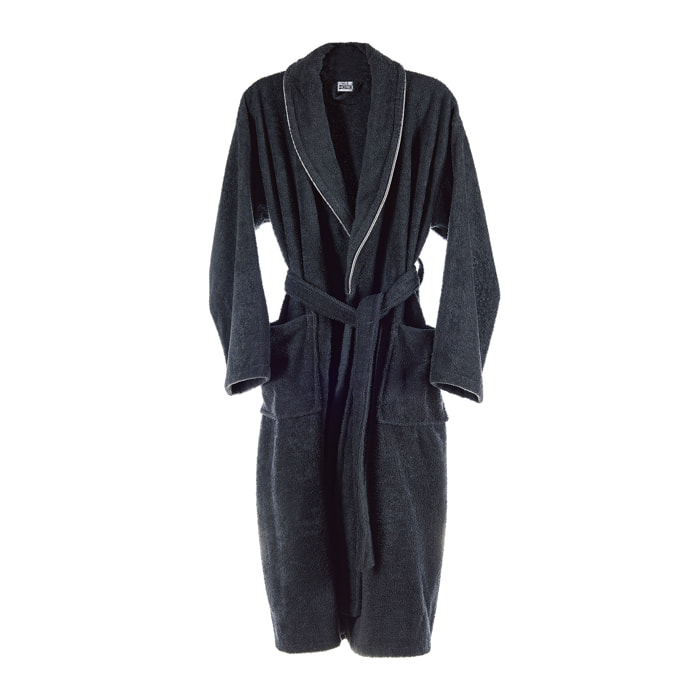 Albornoz s/m 360 gr/m2 100% algodón gris