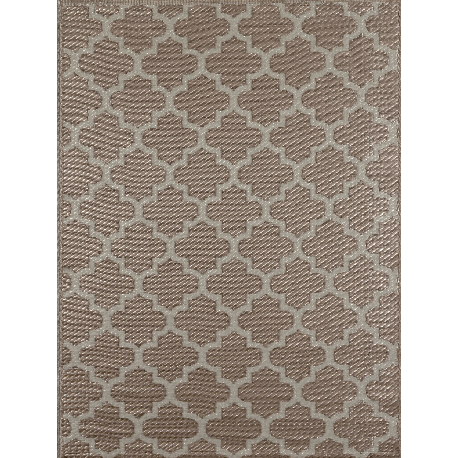 Scoobi - tapis d'exterieur anthracite motif éthnique