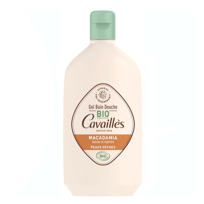 Macadamia - Gel Bain & Douche - Peaux Sèches Bio 400 ml