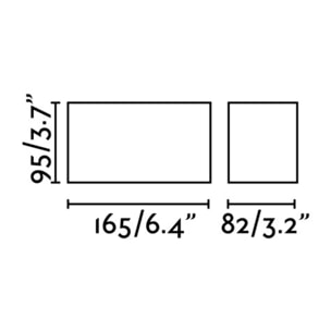 TECTO 2L GU10 Plafón blanca