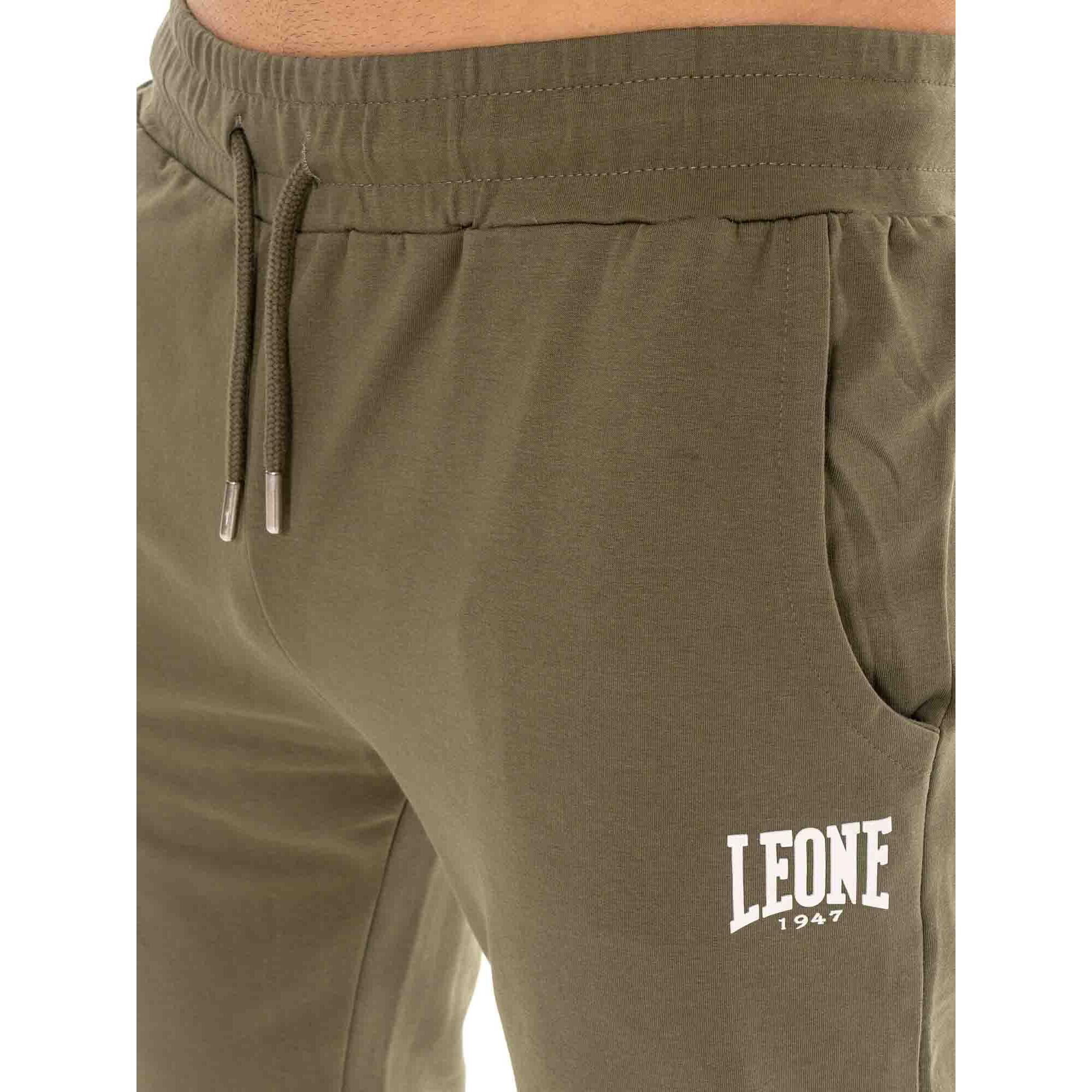 Pantalón deportivo de hombre Leone Basic con puños