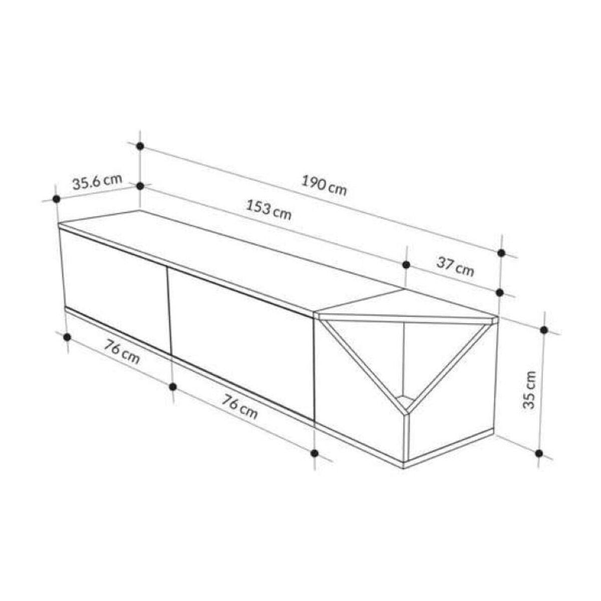 Mueble Tv Aulos 2 Puertas