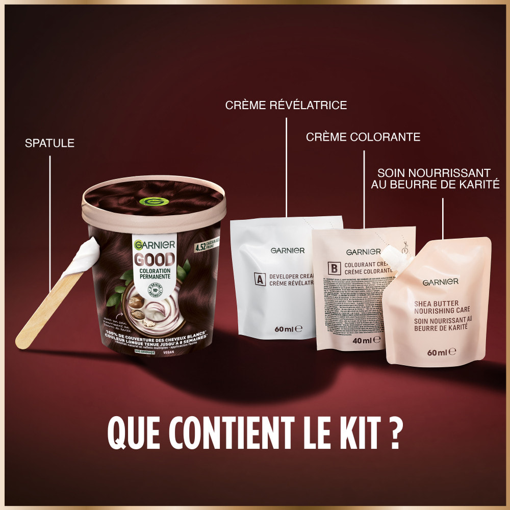 Garnier Good Coloration 6.52 Châtain Acajou Clair Groseille 120 g