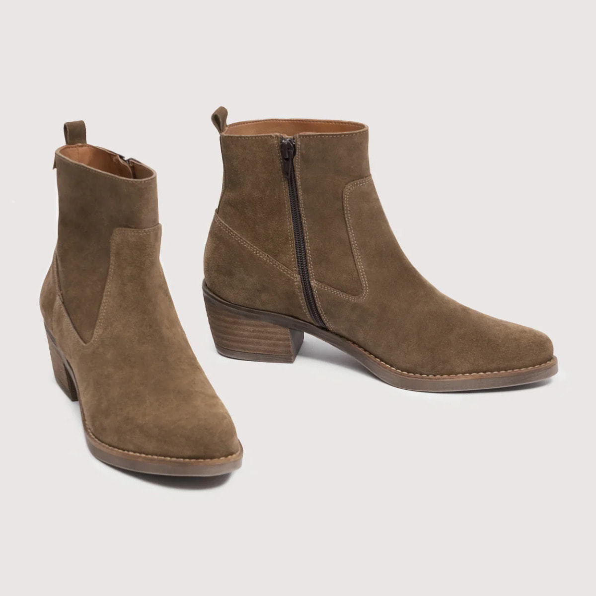 Botines Piel Serraje Cowboy - Wyatt