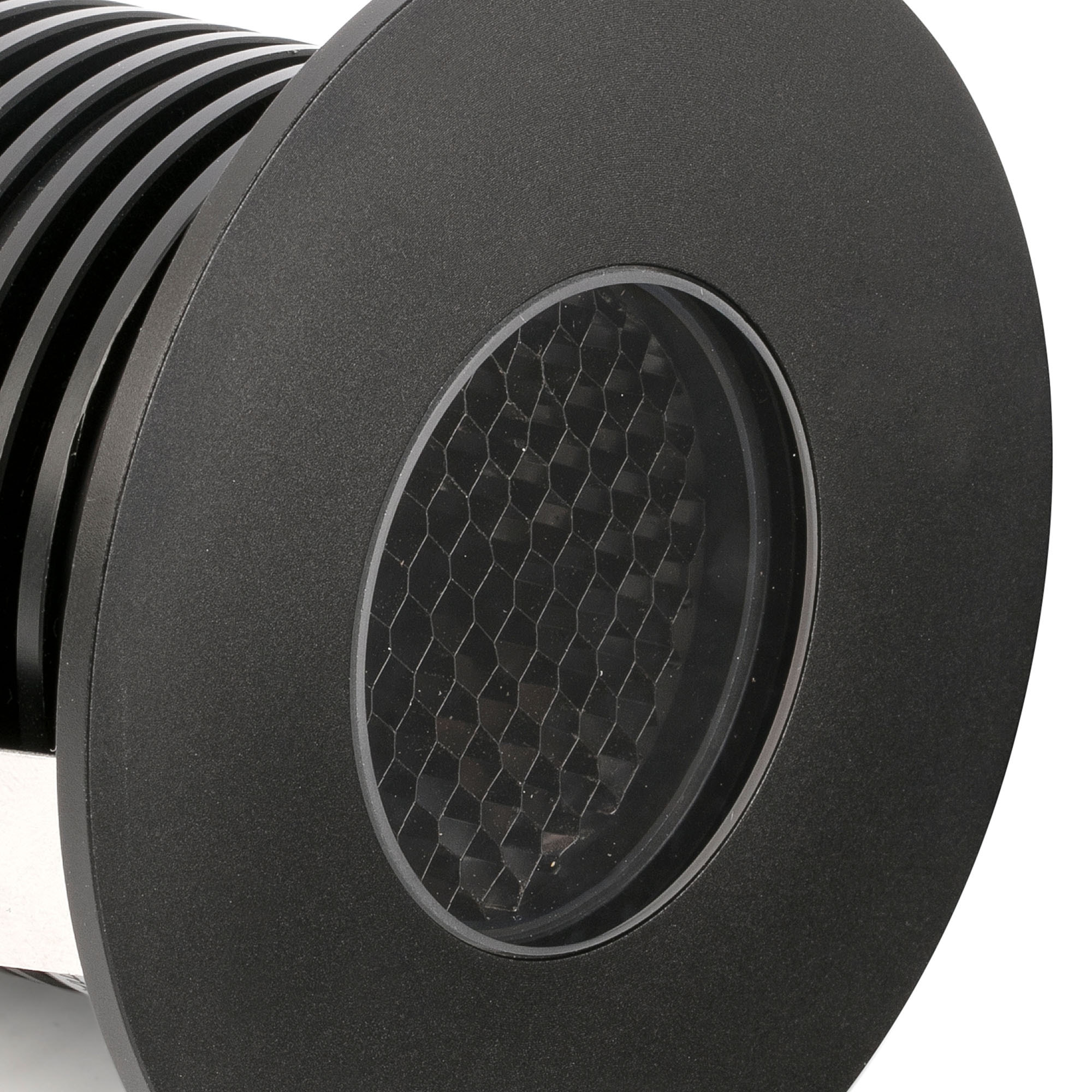 GRUND 80 Lampada nera incasso inox 7W