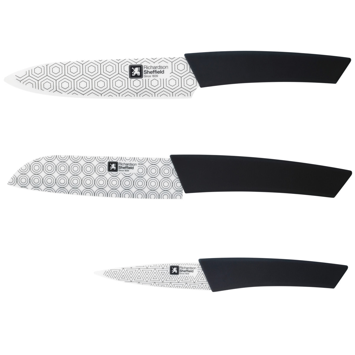 Zenith - Juego de 3 cuchillos de cocina
