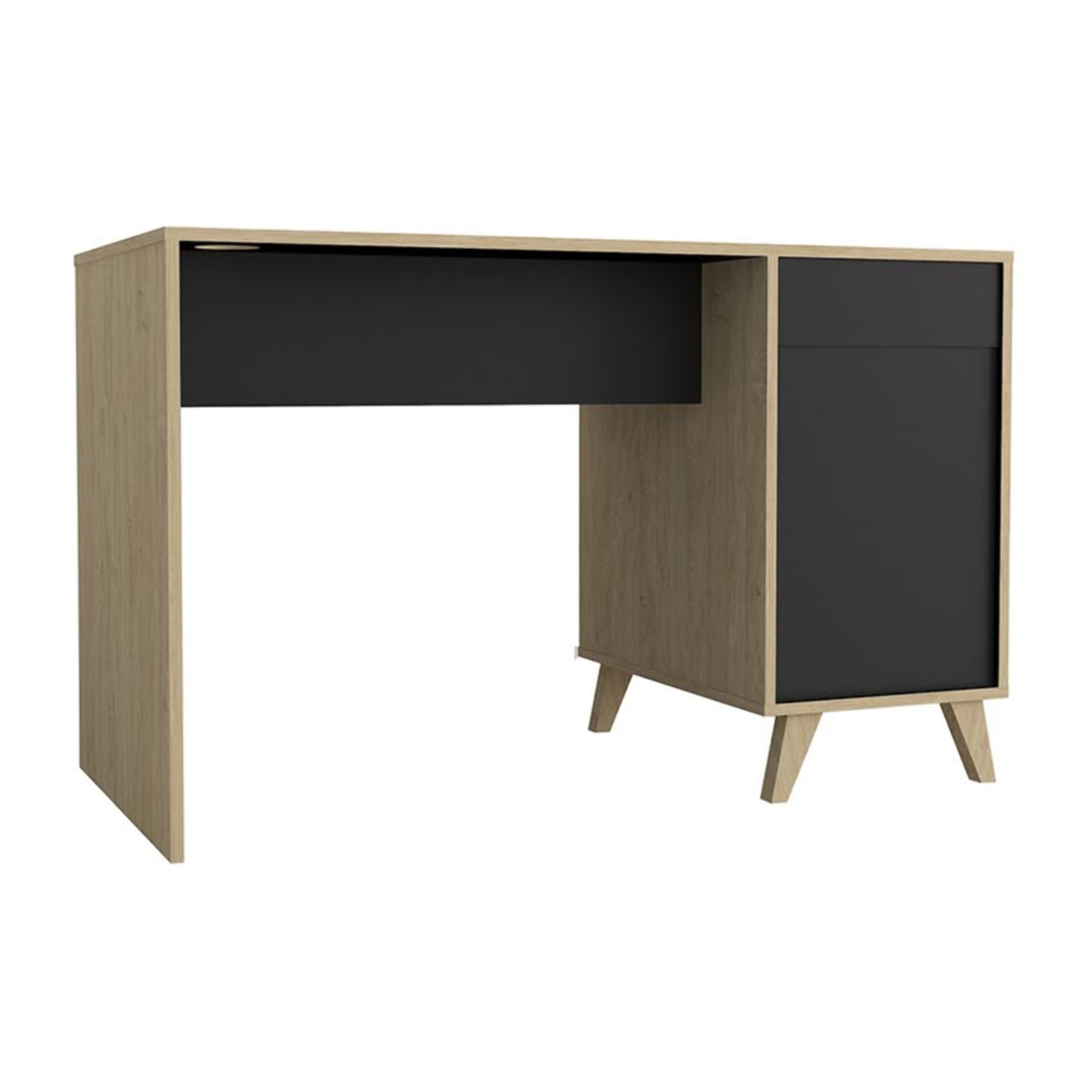 Bureau avec tiroir et placard en bois LARISA