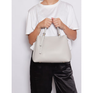 Borsa a mano da donna Made in Italy - Modello Novara Ultra - 100% pelle - 28.0 x 21.0 x 12.0 cm