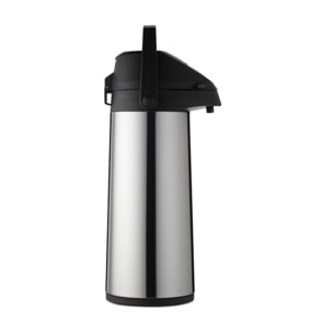 Bouteille isotherme à pompe 1,9 l chrome mat