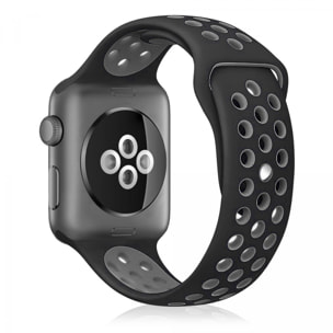 Correa deportiva de silicona Compatible con Apple Watch de: 42/44/45/49mm Talla S/M