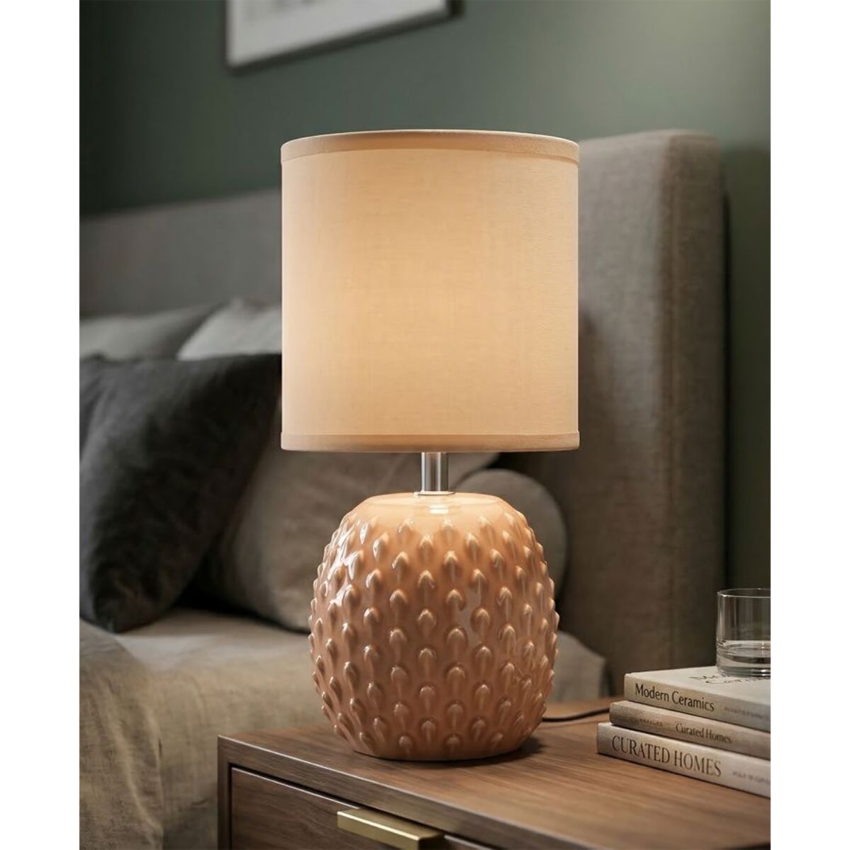 LAMPADA DA COMODINO PONTUS PESCA CM Ø 14X27