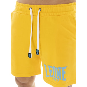 Pantaloncini da uomo in cotone non garzato Leone Summer Vibes