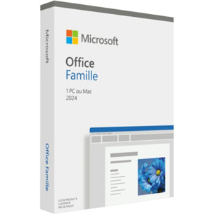 Logiciel de bureautique MICROSOFT Office Famille 2024