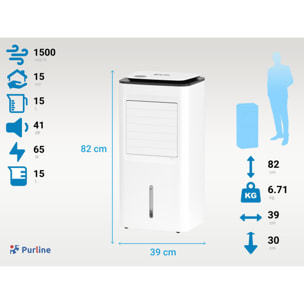 Climatizador Evaporativo digital de gran caudal RAFY 99D PURLINE