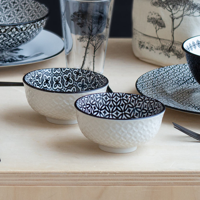 Lot de 6 petits bols, VILLA LES PINS