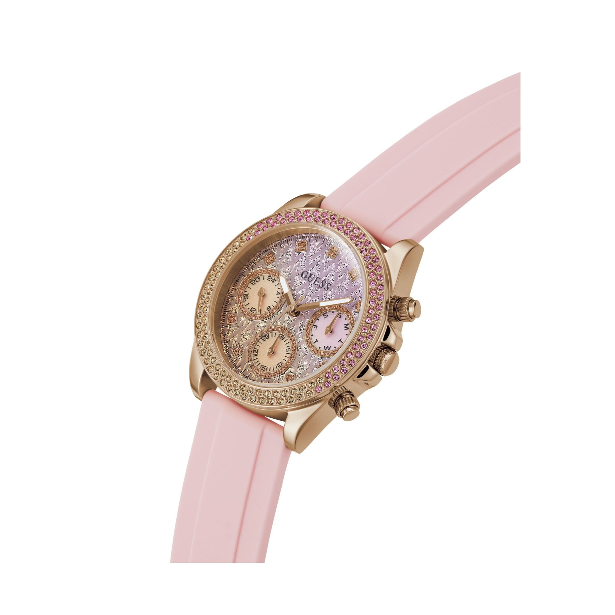 Guess Reloj Analógico De Cuarzo. Gd Sparkling Pink