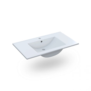 Pack de baño con lavabo cerámico y columna Sense Plus V2 Roble Alaska