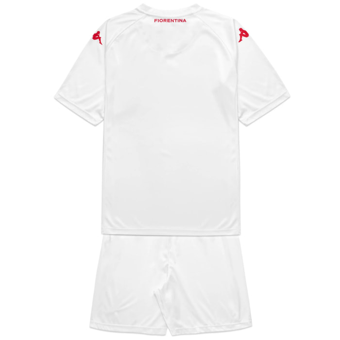 Kappa - Conjuntos Niño Blanco - Kombat Kit 2025 Fiorentina