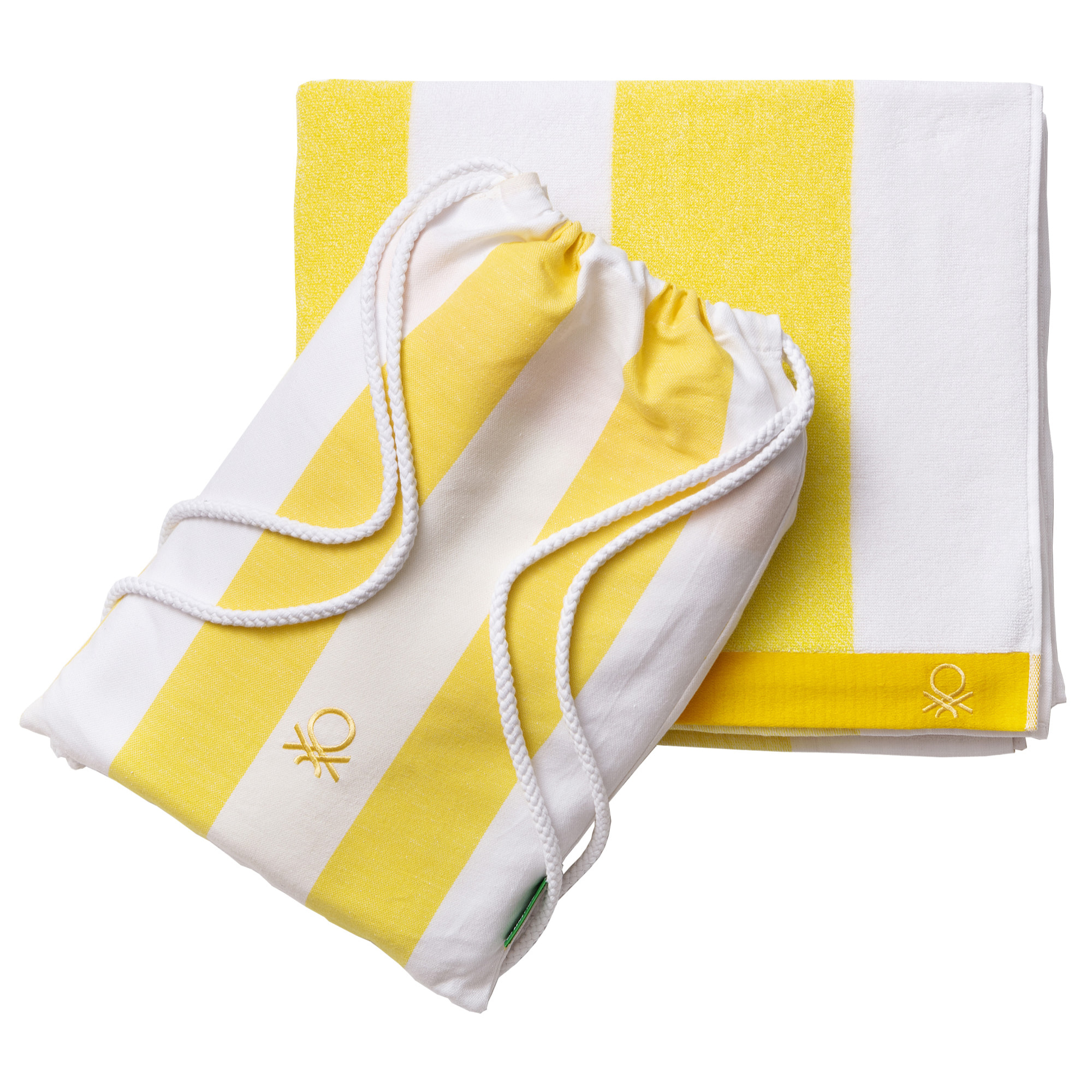 Set 2pc toalla de playa y mochila a juego benetton