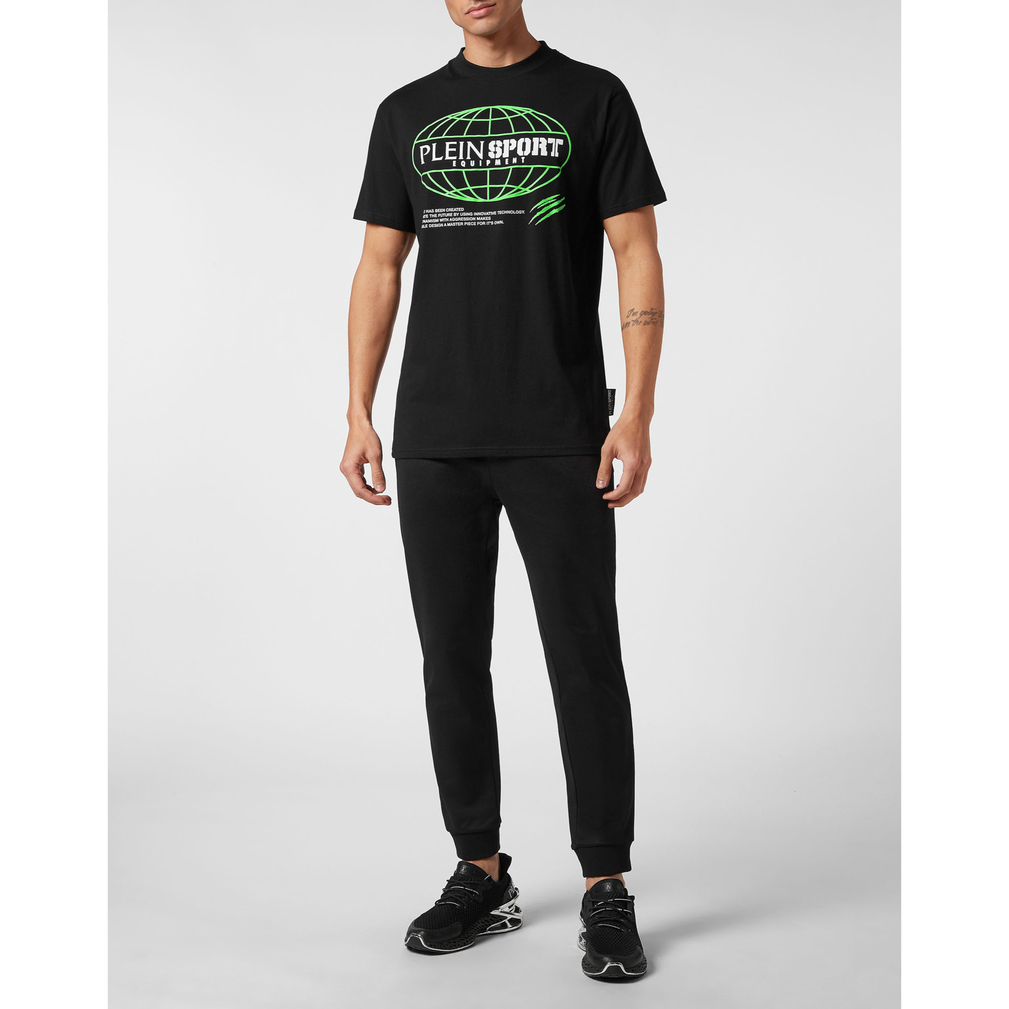 PLEIN SPORT Camiseta Cuello Redondo Ss GLOBAL EXPRESS EDITION