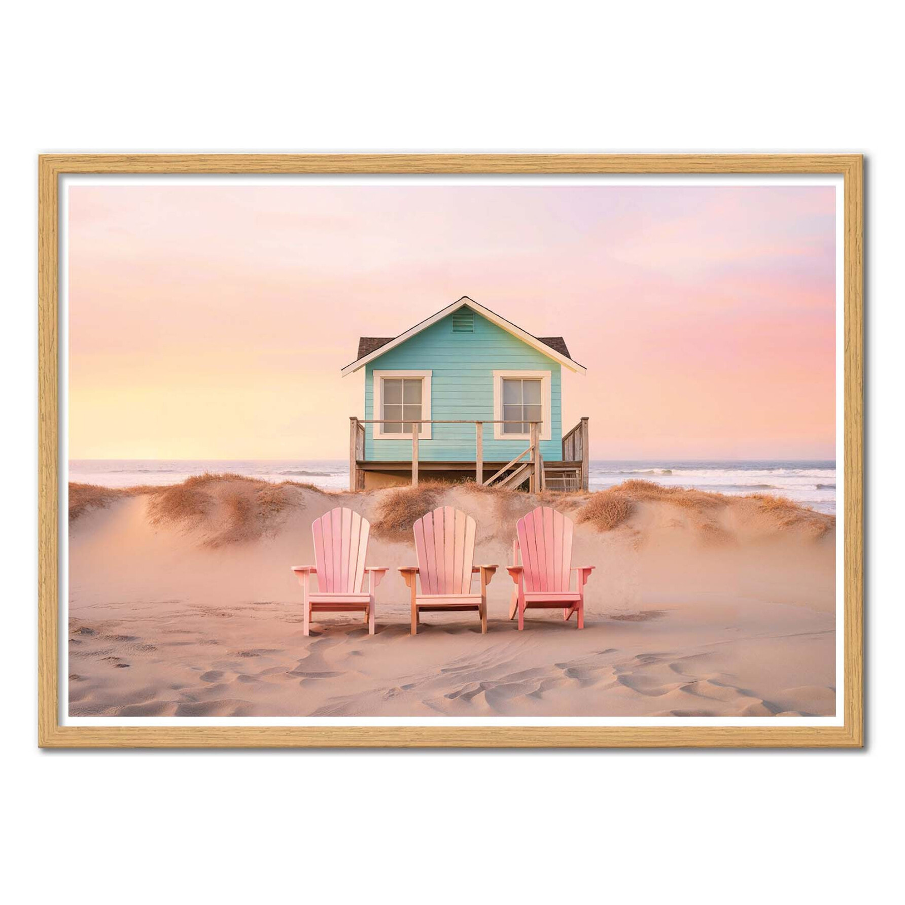 Affiche - California Pastel Beach - Philippe Hugonnard