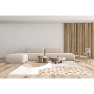 Alfombra de vinilo CERAMIKO, Nika, diseño moderno 200x266 cm