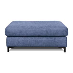 Pouf Fiesole Tissu Bleu