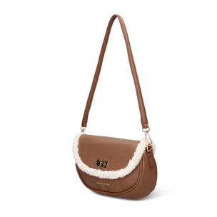 Borsa a spalla da donna - Modello Orla - Pelle vegana PU - 22.0 x 16.0 x 8.0 cm