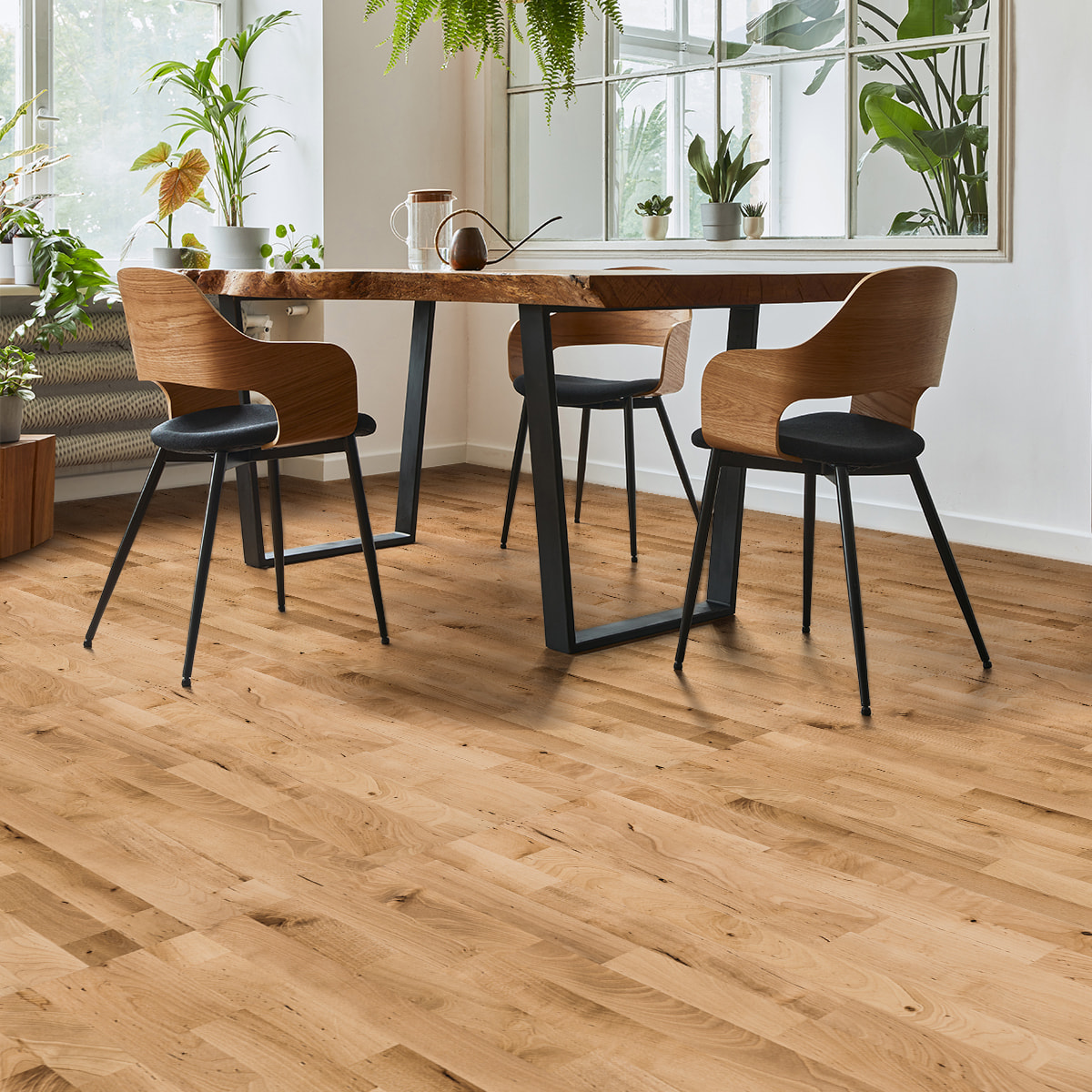 Revêtement sticker sol - PARQUET BOIS DU CANADA - Rouleau adhésif Protection Anti-dérapant