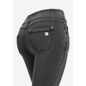 Leggings N.O.W.® superskinny vita media in jersey denim