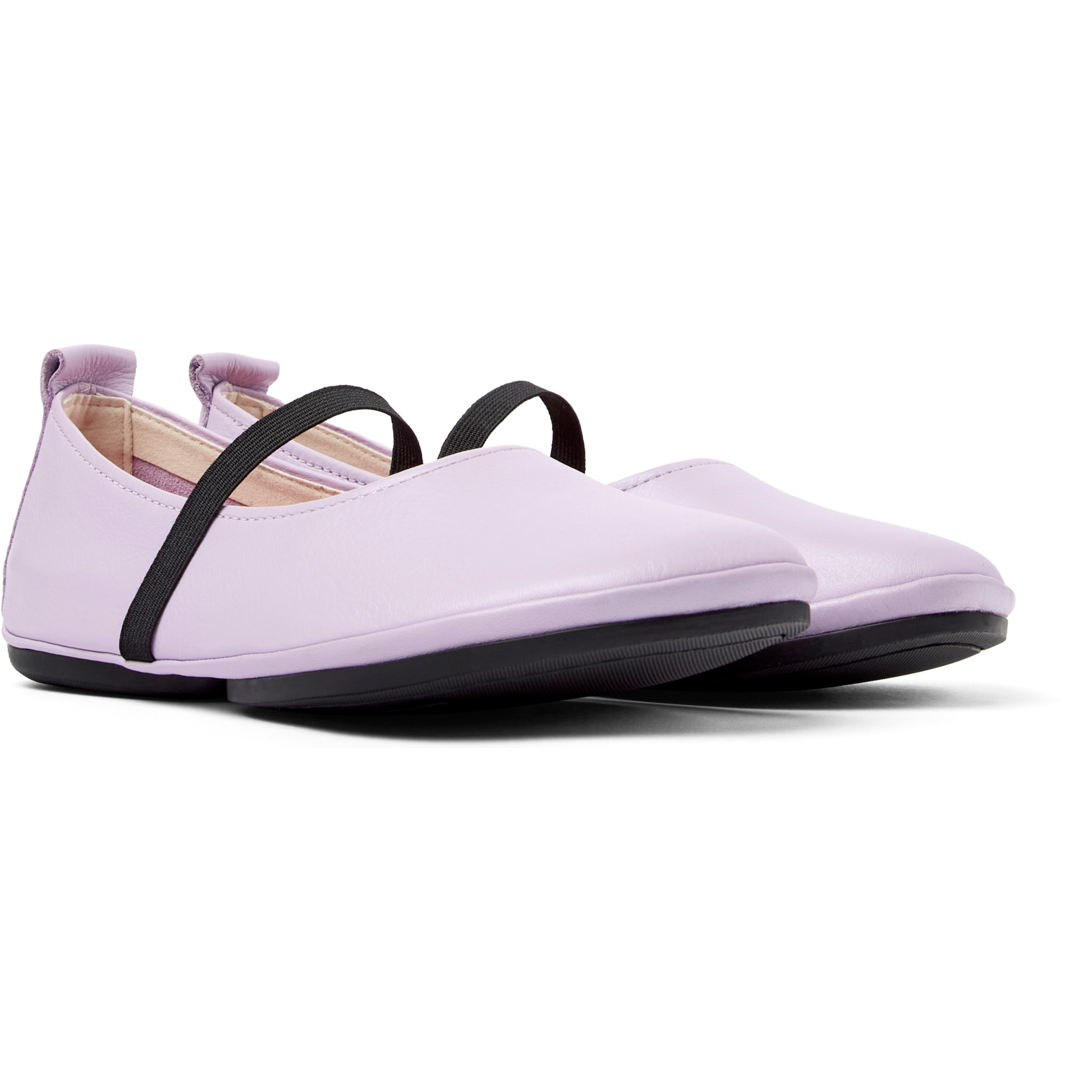 Bailarinas - CAMPER Right Nina - Violeta - Cuero liso