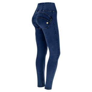 Pantaloni push up WR.UP® skinny vita alta in jersey-denim