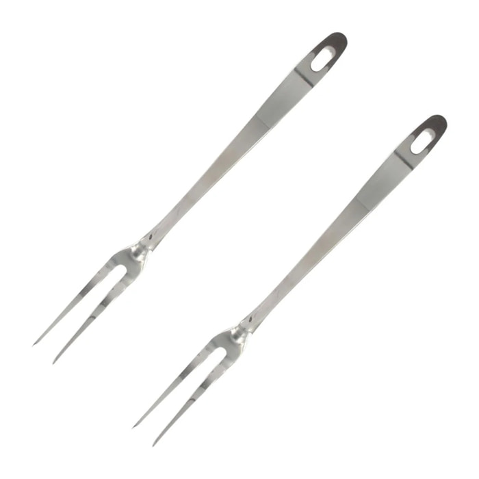 Ensemble de 2 Fourchettes à viande et pour barbecue 2 piques 30,5 cm Fackelmann Oxford